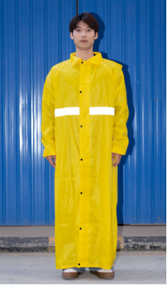 Eco-Friendly Packable Long Rain Jacket