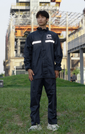 Essential Black Rain Coat Mens