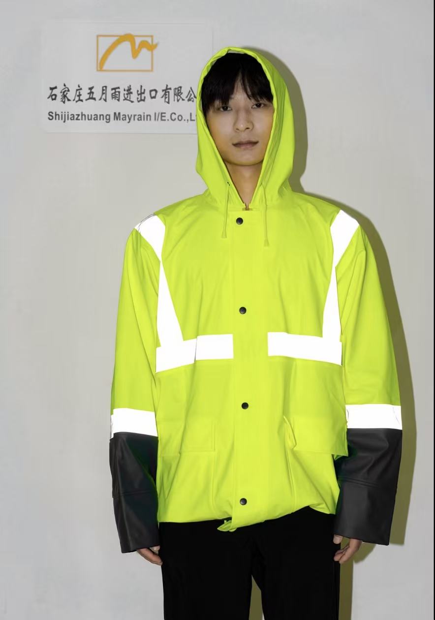 Fluorescent Waterproof Jacket For Daily Safety