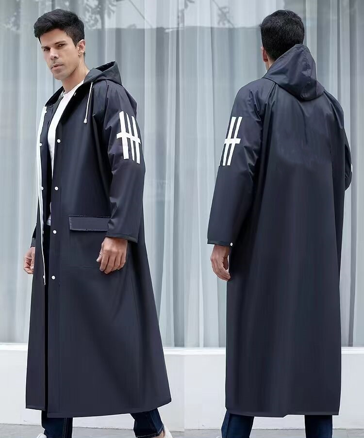 Practical Men Raincoat Long for Daily Use
