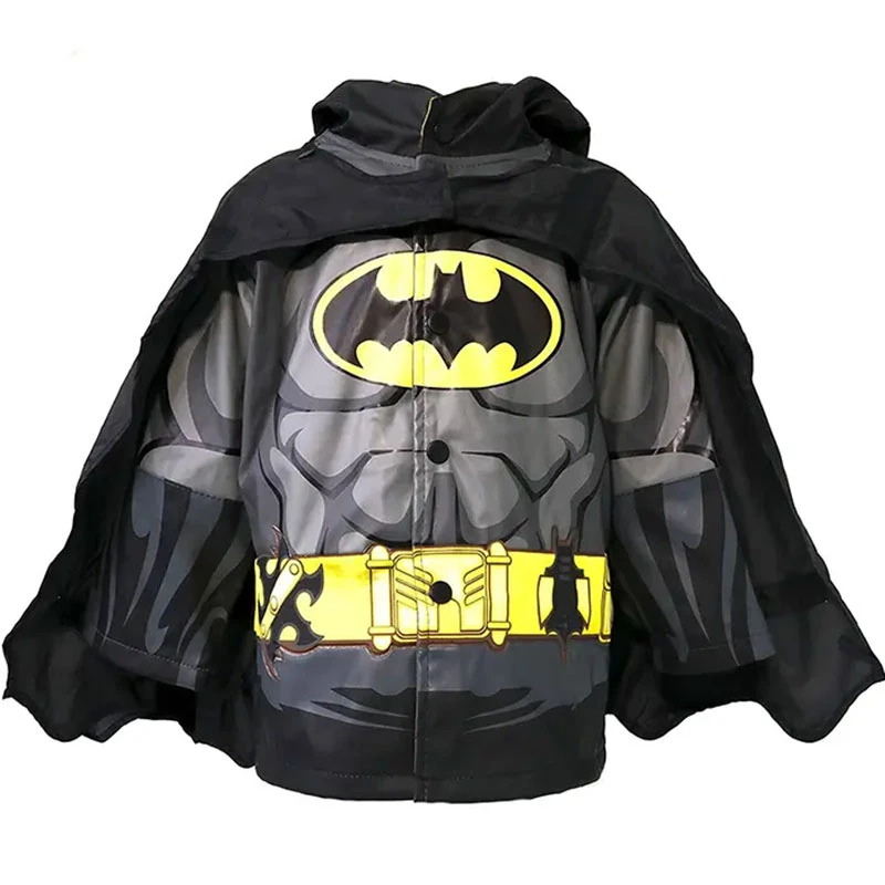 Polyester long raincoat with waterproof zipper windproof outdoor rain coat for adult button cuff