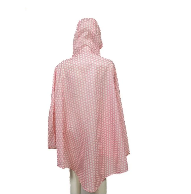 clear button up raincoat