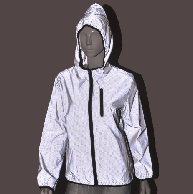 Polyester long raincoat with waterproof zipper windproof outdoor rain coat for adult button cuff