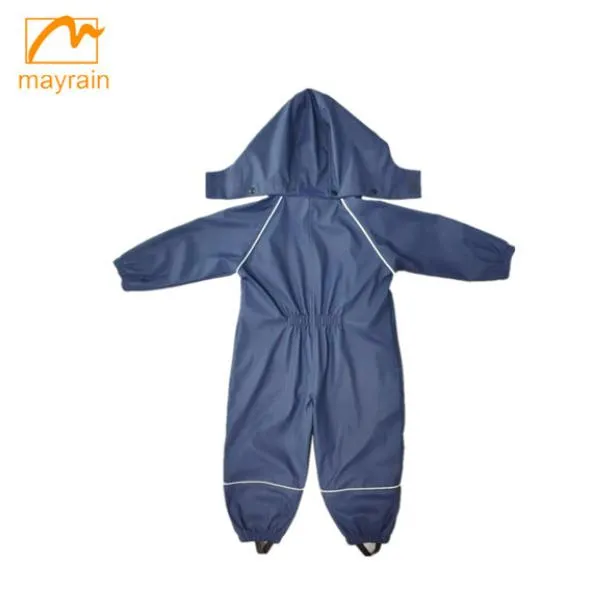 Polyester long raincoat with waterproof zipper windproof outdoor rain coat for adult button cuff Polyester long raincoat with waterproof zipper windproof outdoor rain coat for adult button cuff