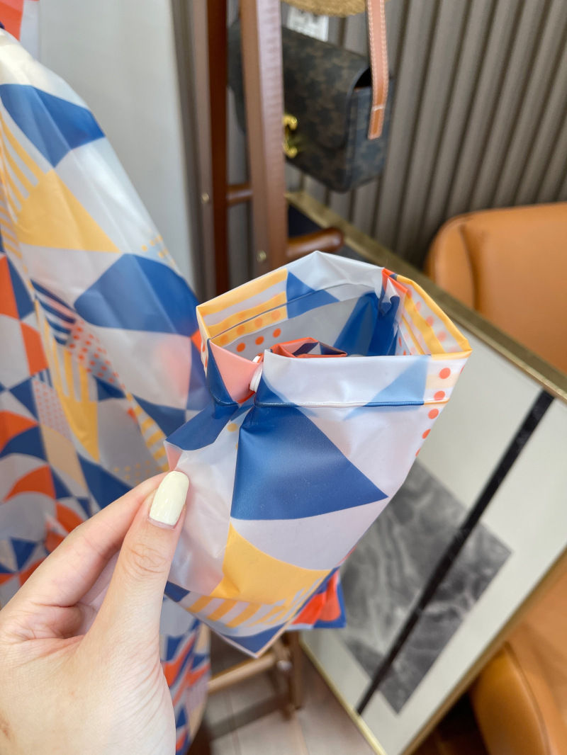 Full Printing Long Raincoat, EVA Fabric, 100% Waterproof