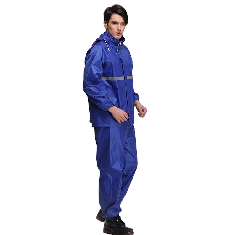 Mens jacket waterproof rain jacket with reflective oem logo raincoat windproof breathable jacket