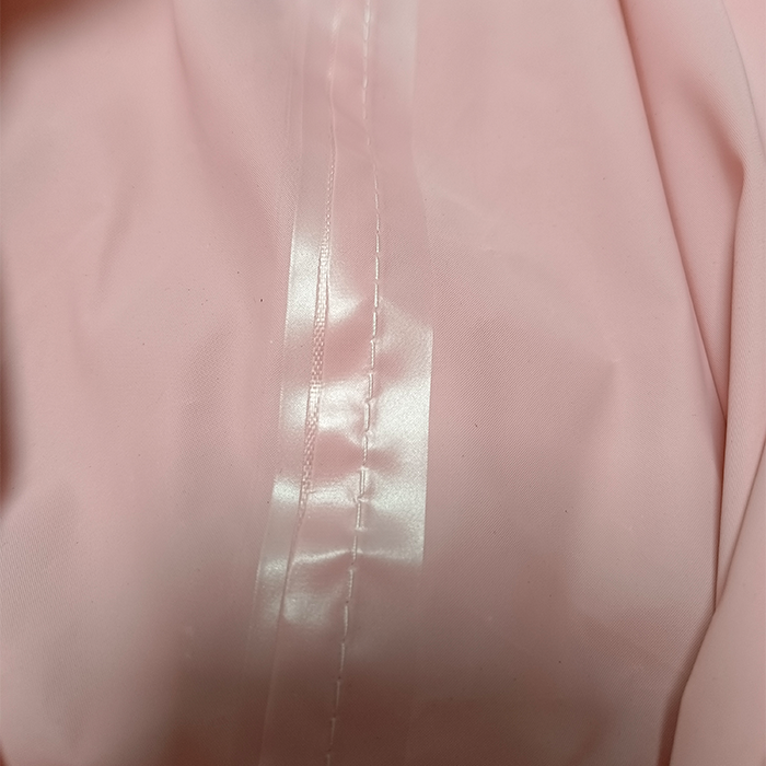 Women's PVC Waterproof Rain Jacket Reflective Stripes