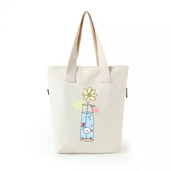 Cotton Canvas Shopping Tote Bag for Promotion