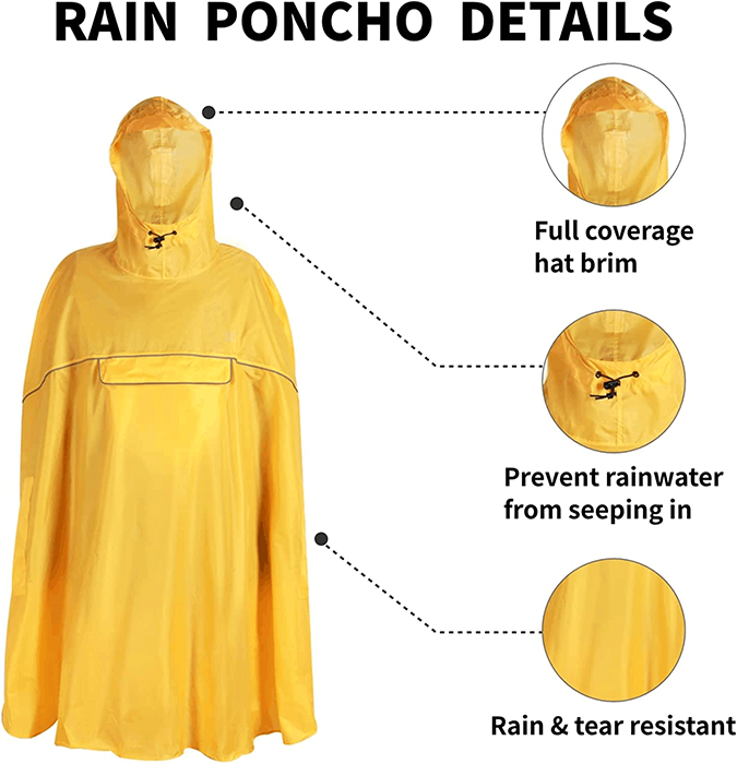 Riding Rain Poncho: Waterproof, High-Quality Polyester?