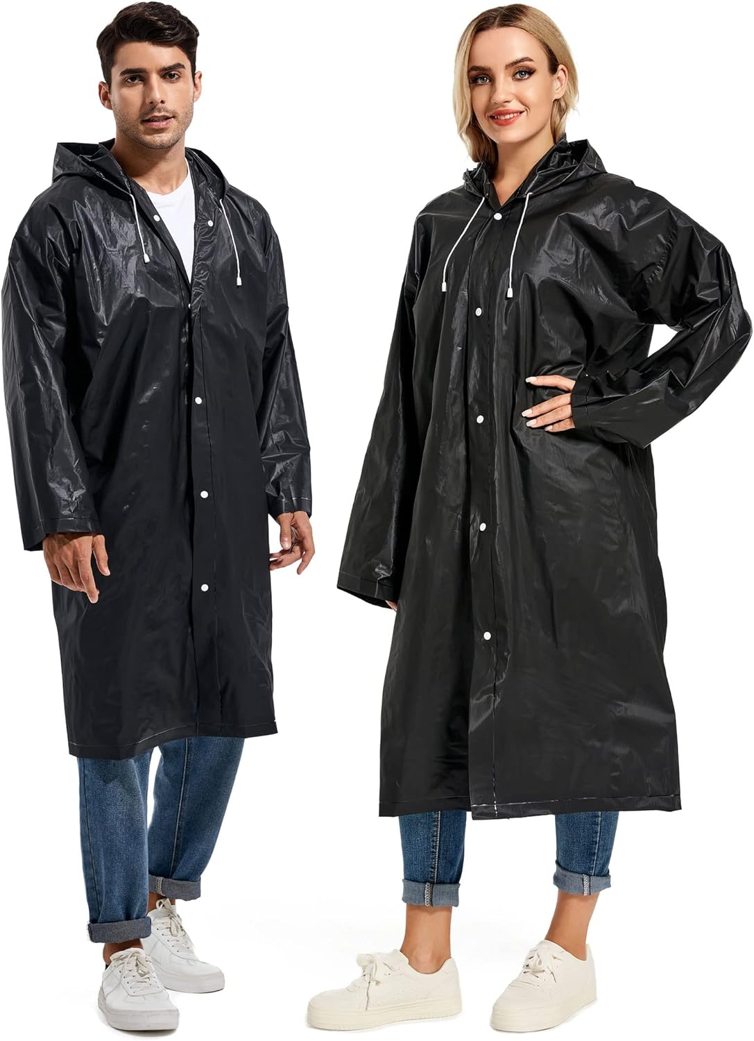 eco friendly fabric long raincoat rainwear waterproof and windproof rain coat