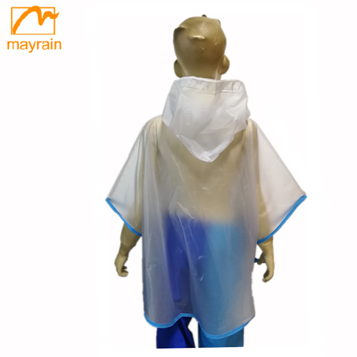 Foldable reusable fashion riding rain poncho