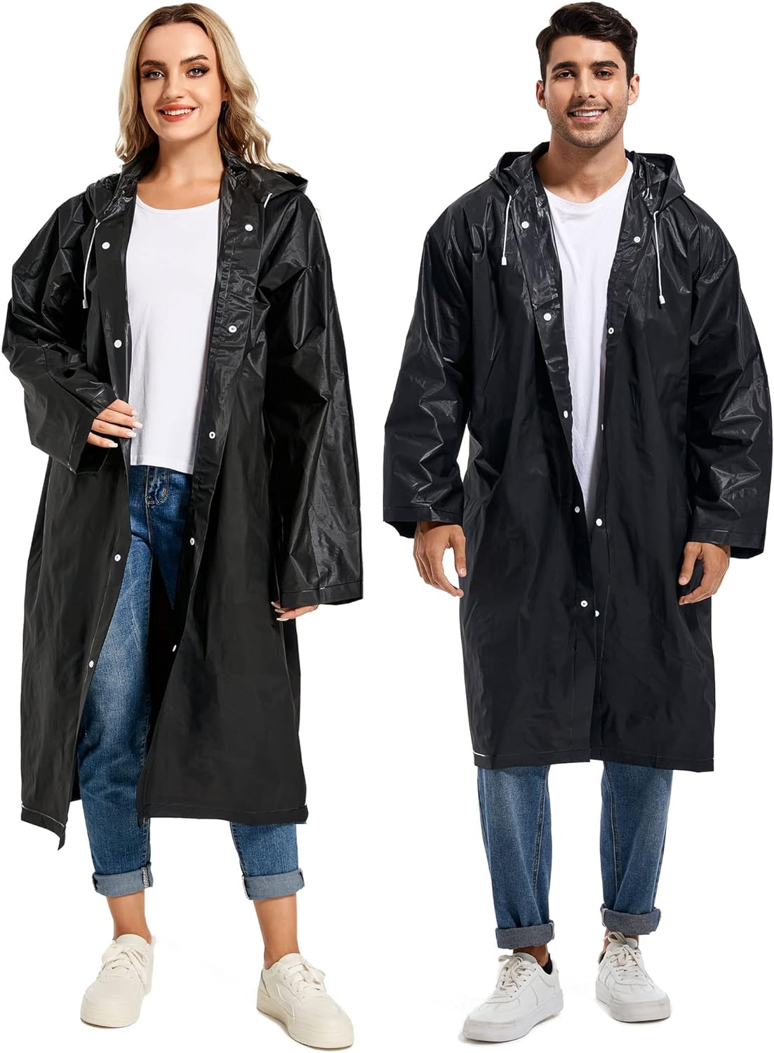 Eco-Friendly Long Raincoat: Waterproof & Windproof Rainwear