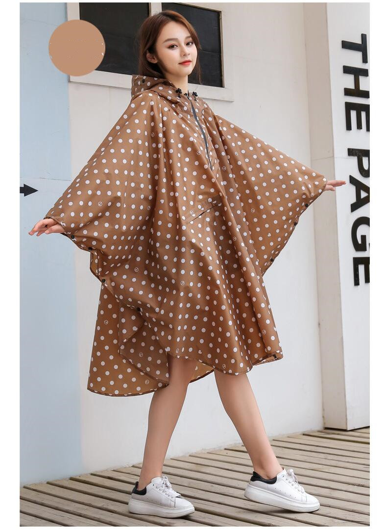full printing polyester rain poncho waterproof riding raincoat rainwears for adult