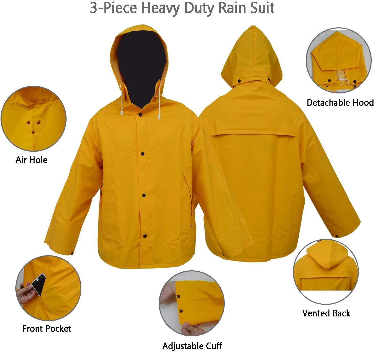 High quality waterproof rainsuit for adult