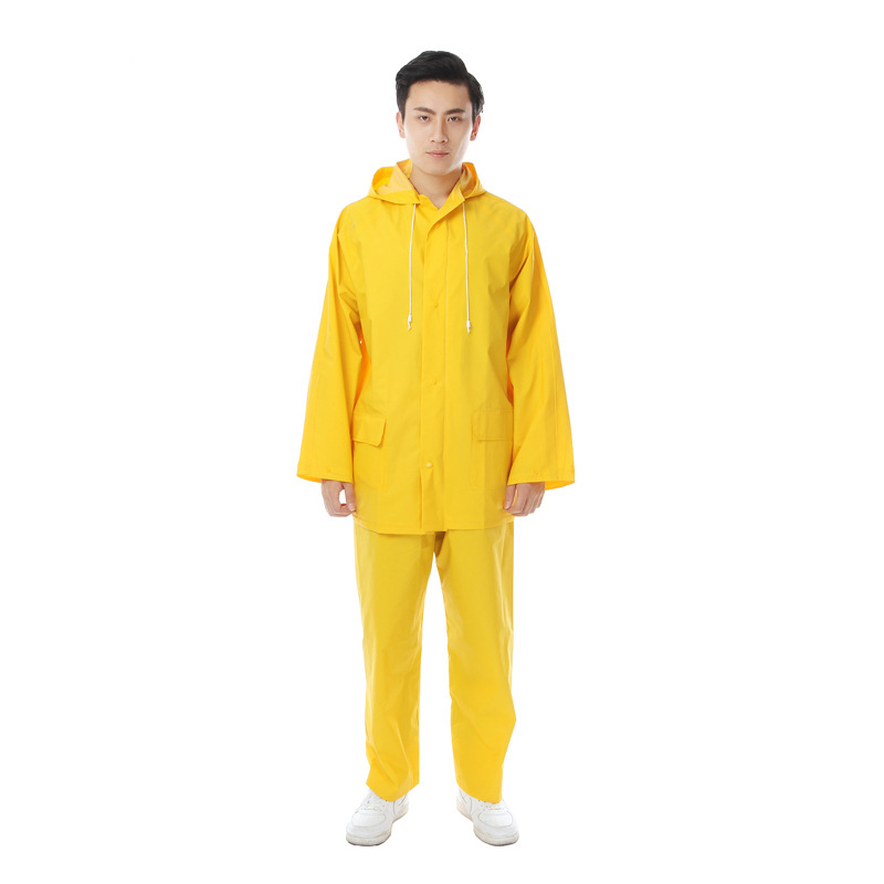 100% PVC Waterproof heat welding rain suit