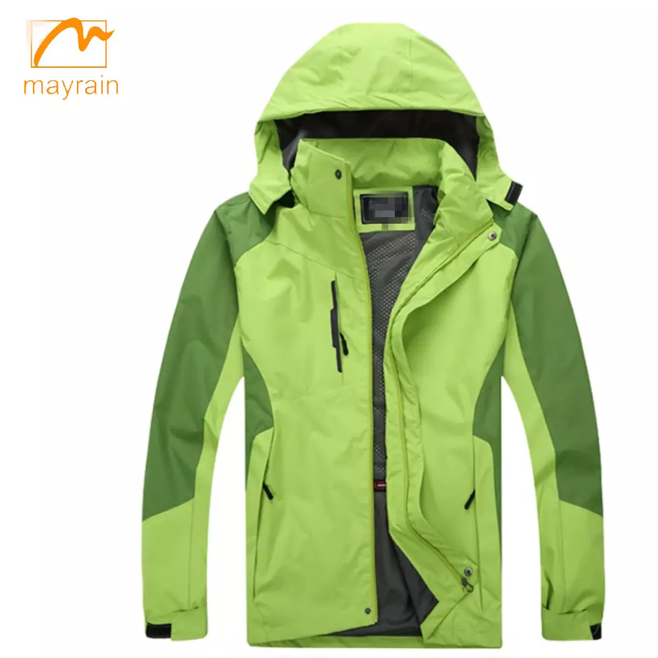nylon taslon rain jacket with hood custom color waterproof coating raincoat rainwear