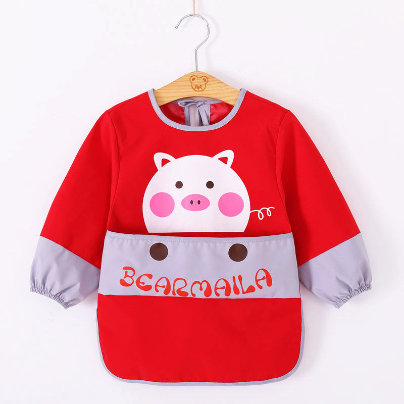 Children long sleeve OEM drawing apron