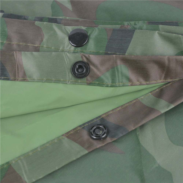 Army Polyester Military Camouflage Rain Poncho | Durable & Waterproof