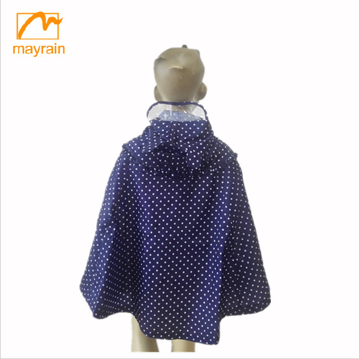 Fashion Waterproof Kids Rain Poncho - Stylish & Dry Gear