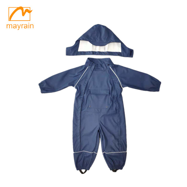 100% waterproof Children rainsuit with printing