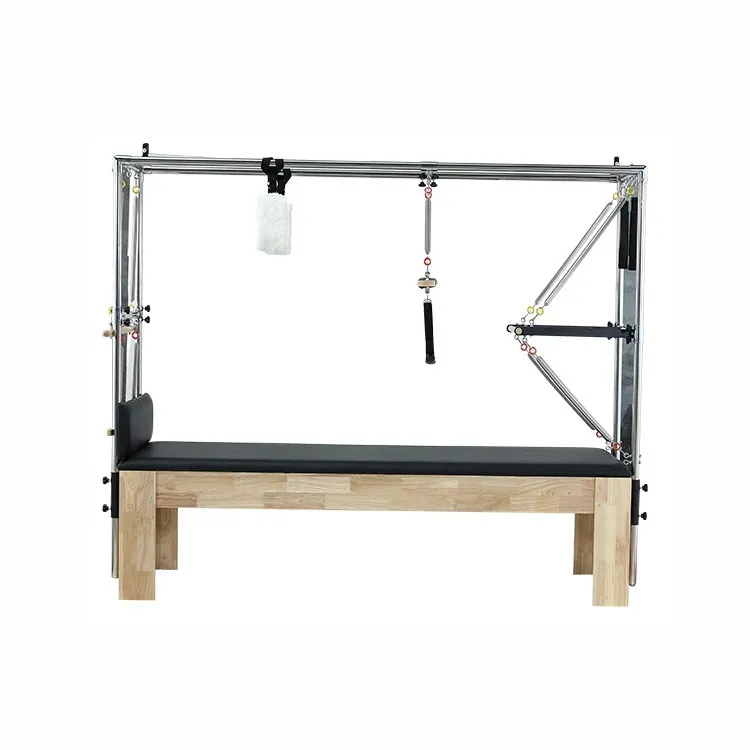 Oak Pilates Cadillac Reformer & Equipment For Sale