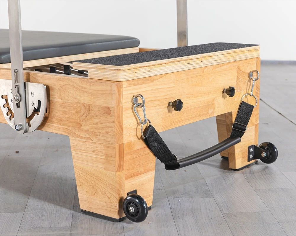 Fitness Machine Black Oak Foldable Reformer Pilates Machine Professional Pilates Reformers