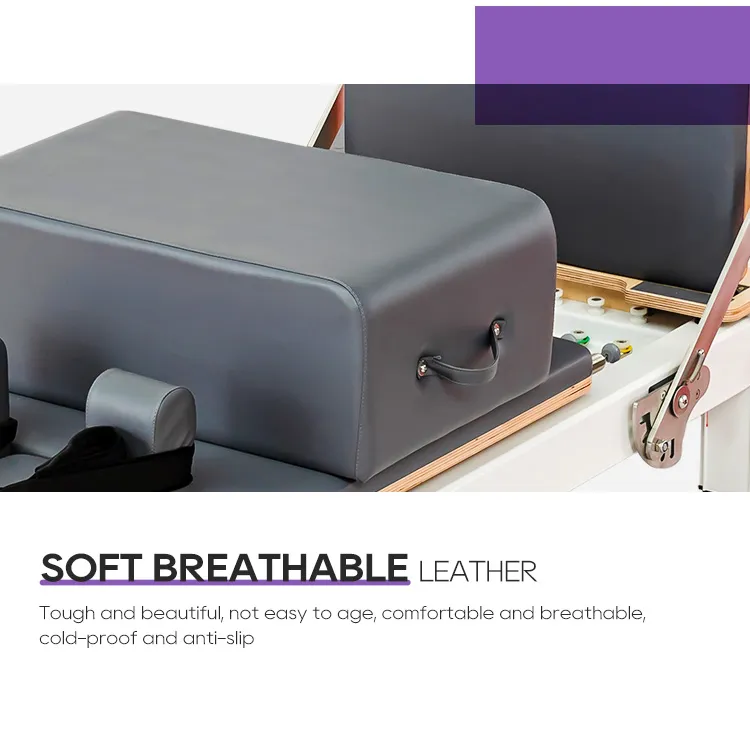 Fitness Machine Black Oak Foldable Reformer Pilates Machine Professional Pilates Reformers