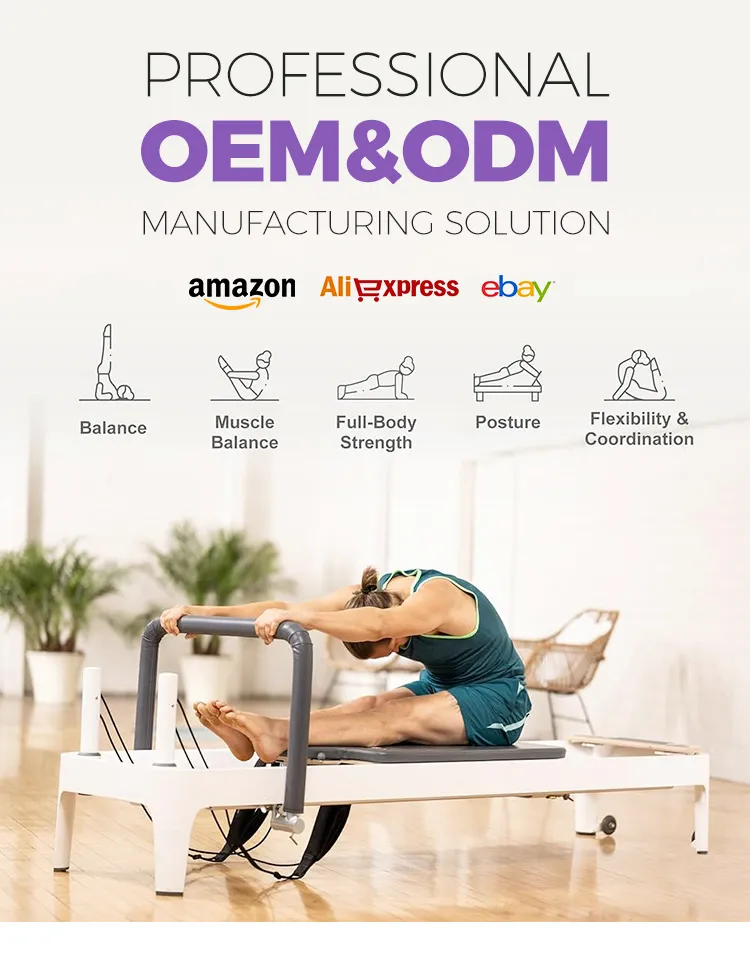 Factory Hot Sale Cadillac Bed Maple Pilates Studio Cadillac Bed Support