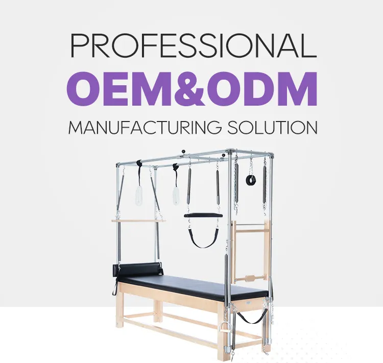 Fitness Machine Black Oak Foldable Reformer Pilates Machine Professional Pilates Reformers