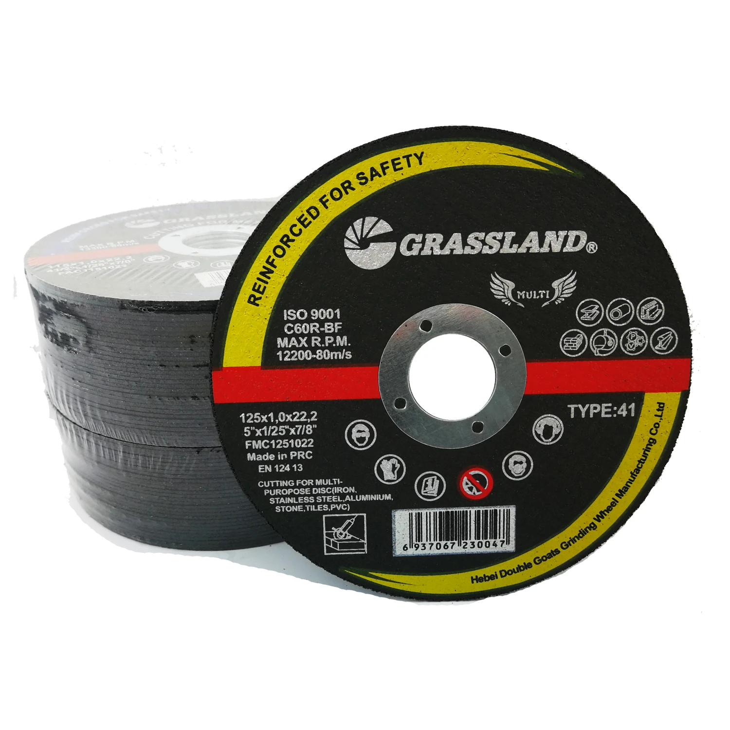 Grassland Multi Purpose Cutting Disc 125mm x 1mm x 22.2mm