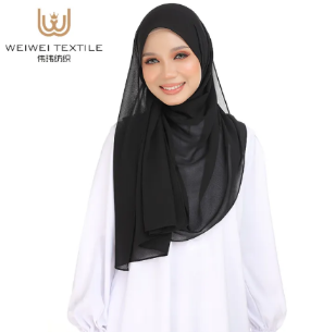 Square Chiffon Scarf With a Size of 110 cm*110 cm