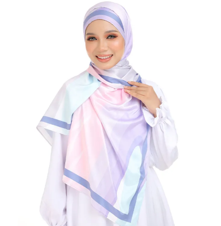 Silk Head Scarf Matching Sudan Toub Cultural Events