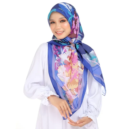Embrace the Blue with Cotton Voile Hijabs