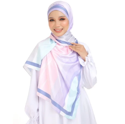 Tie a Satin Silk Headscarf for a Formal Event