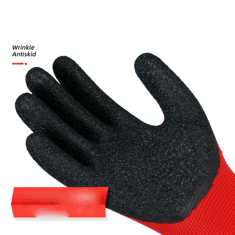 Waterproof Industrial Protective Gloves | Rubber & Leather Work