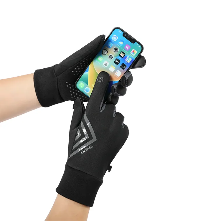 ladies cream thermal gloves