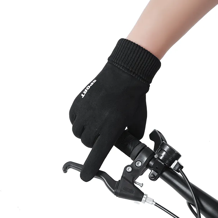 mens winter gloves black