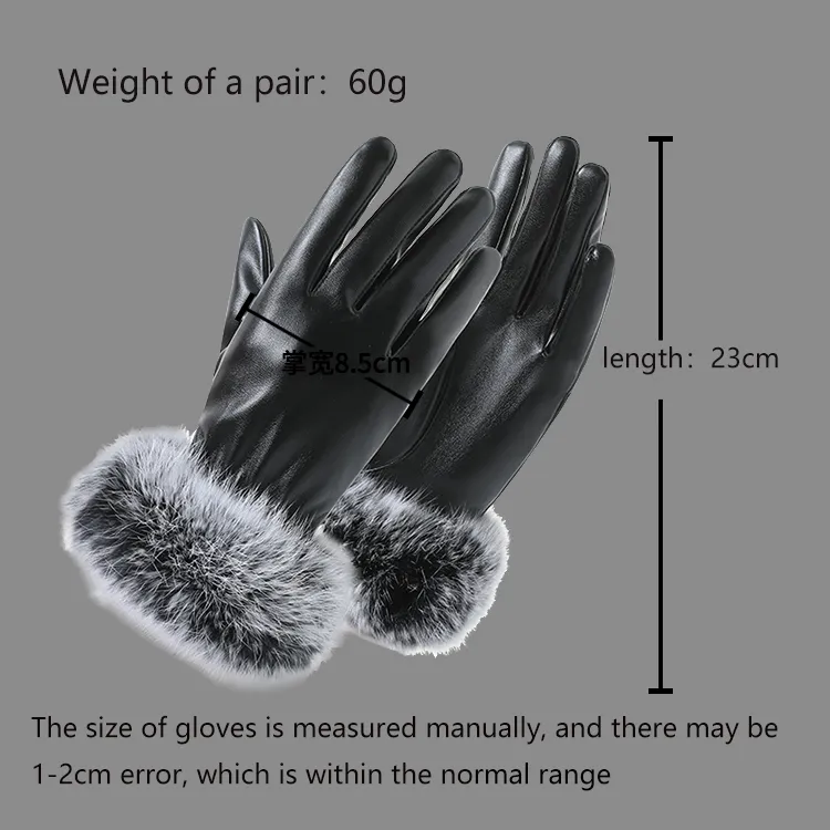 ladies cream thermal gloves