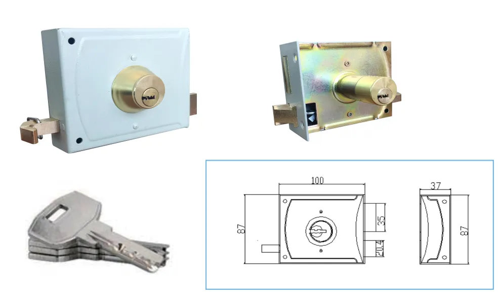 Rim Lock: 540-10E with cone tube