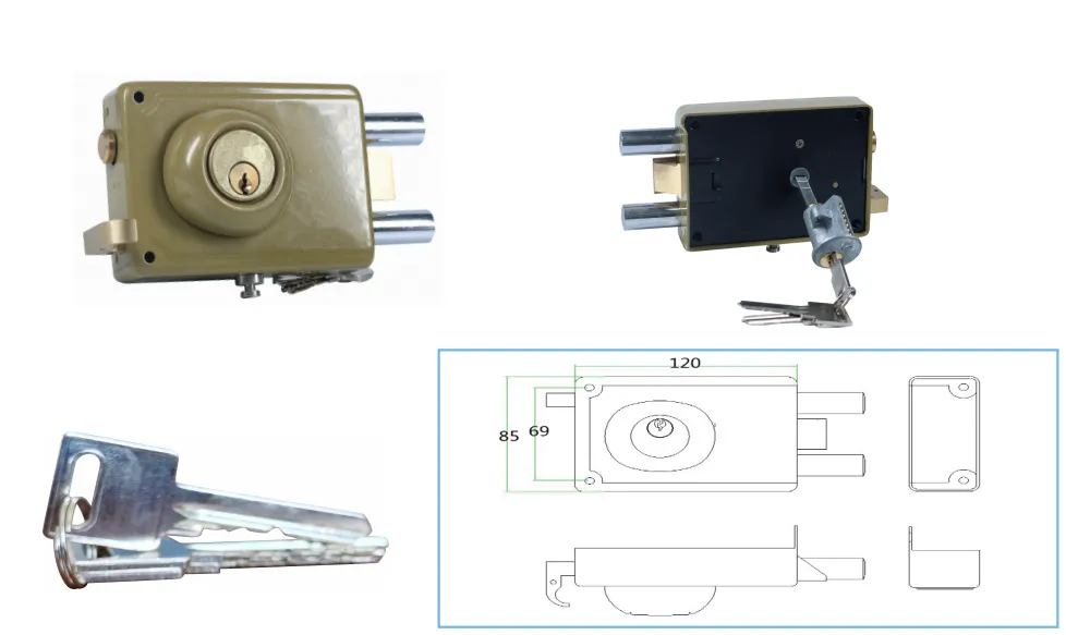 Rim Lock: 370 Straight Case