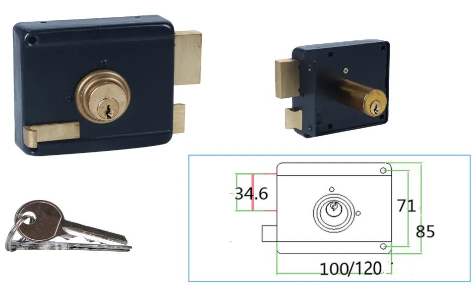 Rim Lock: 111 Greece Type