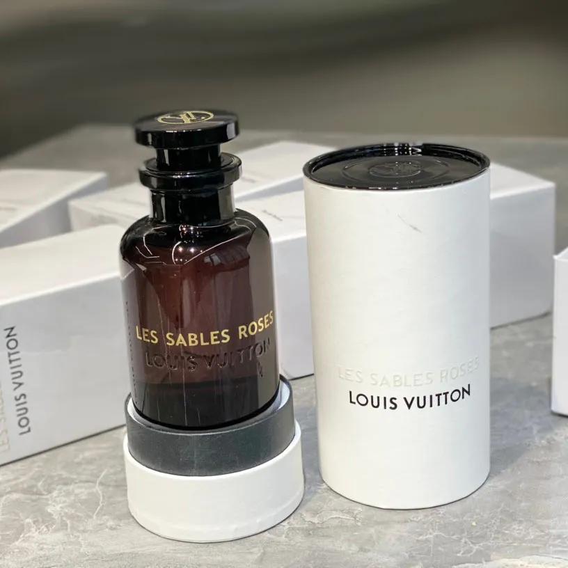 Lv's Latest Limited Edition Black Bottle Sablesrose Perfume