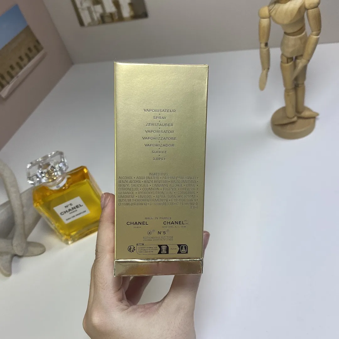 Chanel Wood Box Yellow No.5 Light Essence 100ml