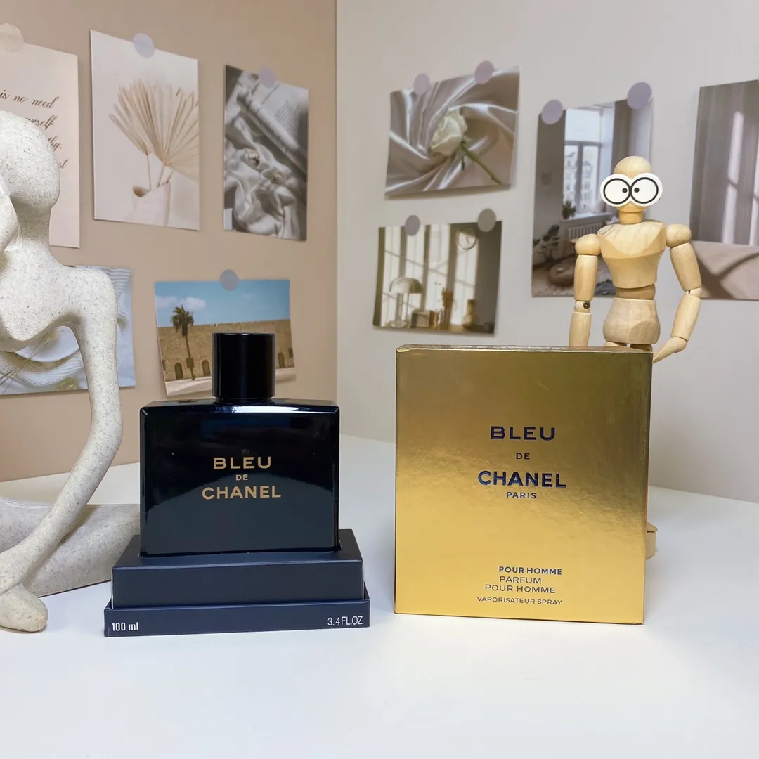 Chanel Wooden Box Blue Essence 100ml - Limited Gift Edition