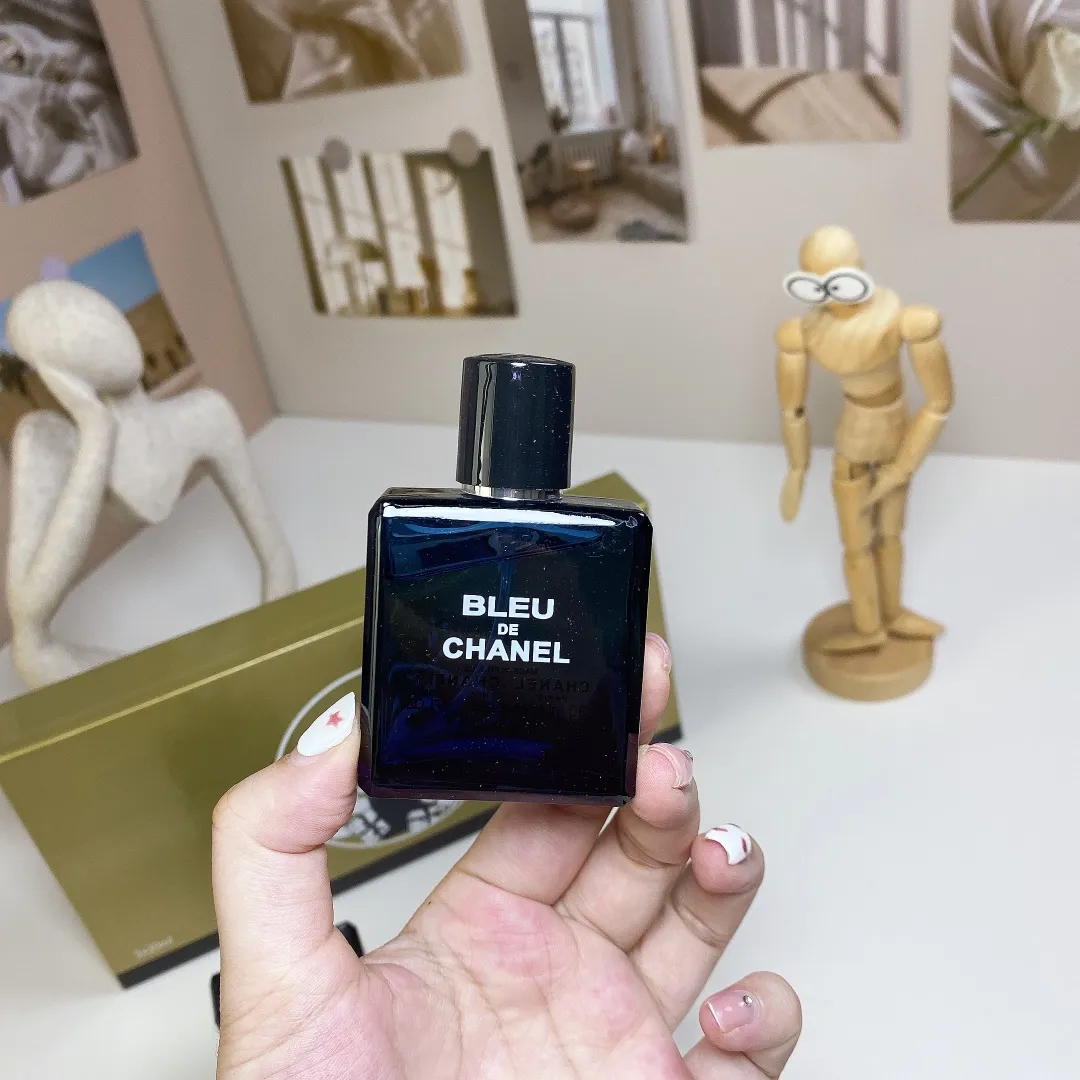 Chanel Blue Three Piece Set With 30ml Pieces And Nozzle