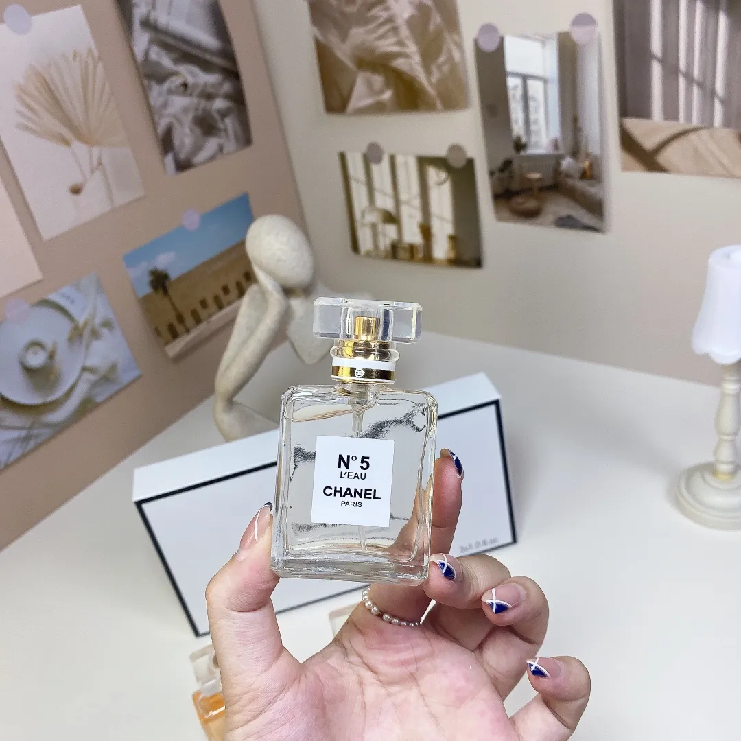 Chanel White Box Square Bottle Sample Set Of 3 Pieces, 30ml X, With Nozzle