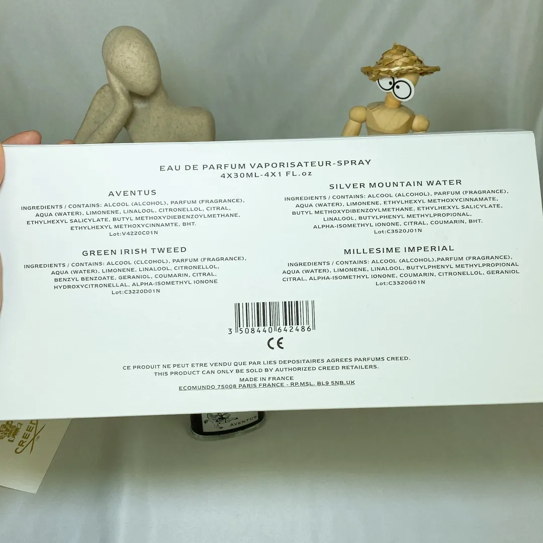 Creed Crade Faith Perfume Chinese Sample Four Piece Gift Box 30ml