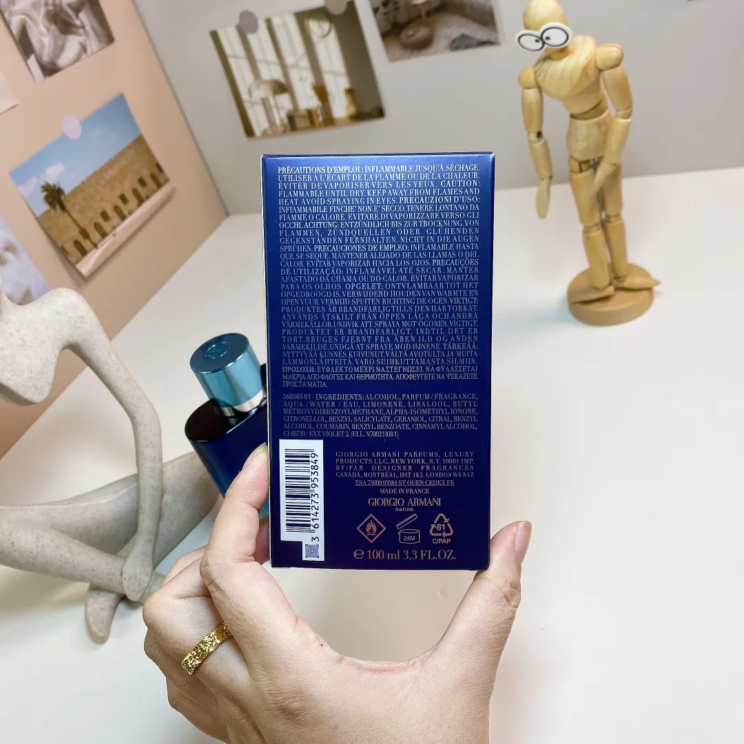 Armani Sentiment Men's Deep Blue Edition 100ml Armani Sentiment Men's Deep Blue Edition 100ml