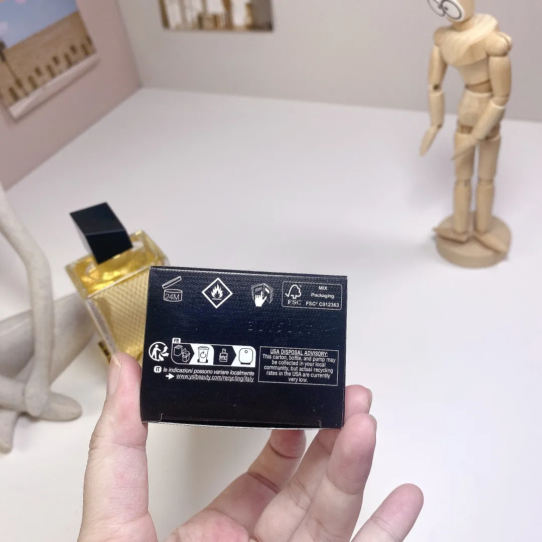 Saint Laurent Christmas 2024 Limited Gold Lace Gold Plated Free Water perfume 90ml