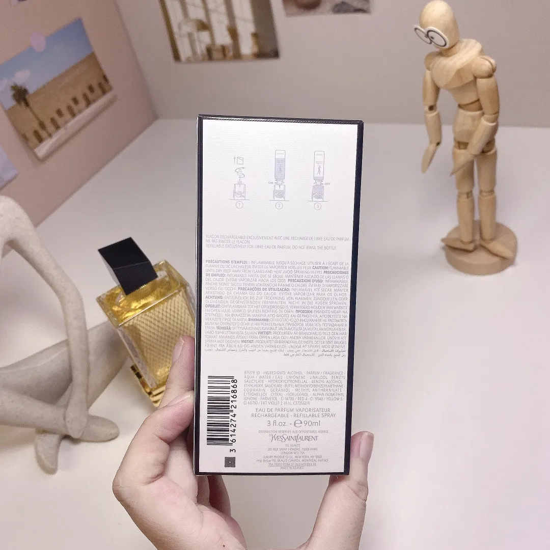 Saint Laurent Christmas 2024 Limited Gold Lace Gold Plated Free Water perfume 90ml